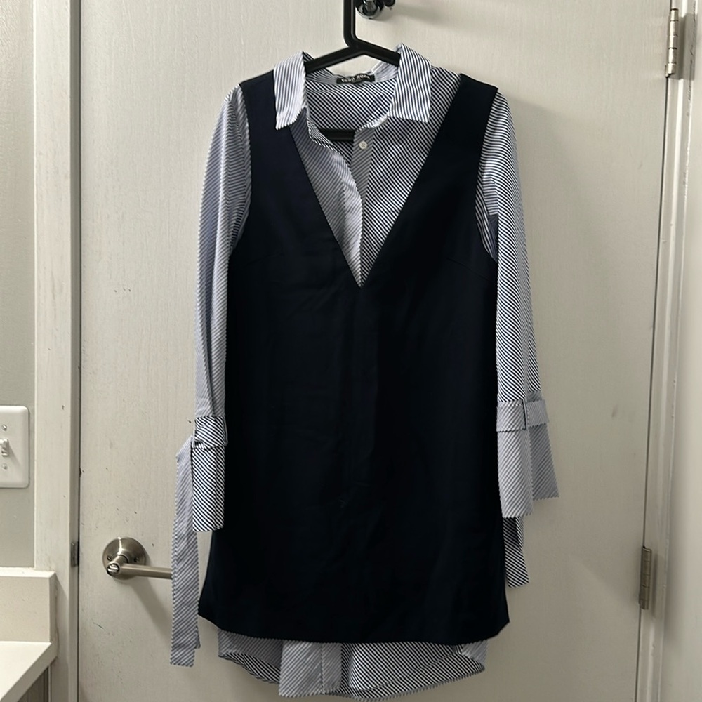 Navy blue dress